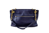 Tory Burch Blue Leather Handbag (PREOWNED)