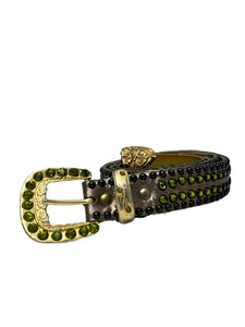 Kippys Green Swarovski Belt (PREOWNED)