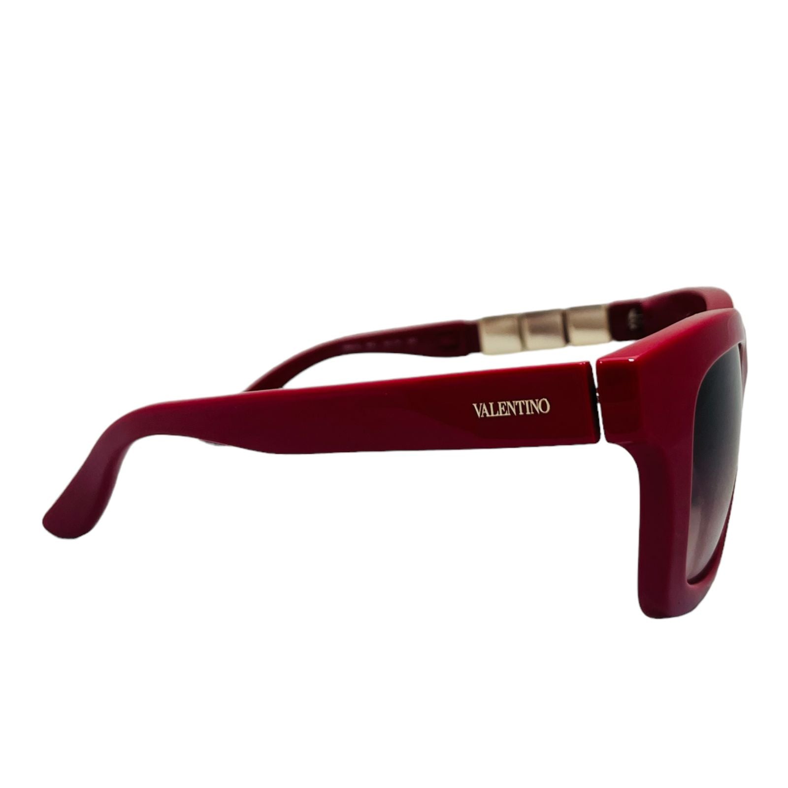 Valentino Red Designer Summer Sunglasses Valentino VLS-107D Sunglasses RED-BDX Light Gold - eye-oo.com main image 2