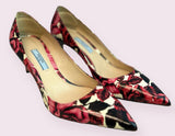 PRADA Heel Flower Design (PREOWNED)