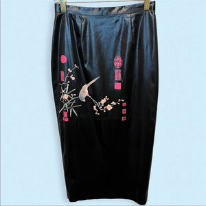 DOLCE & GABBANA Black Midi Skirt (PREOWNED)